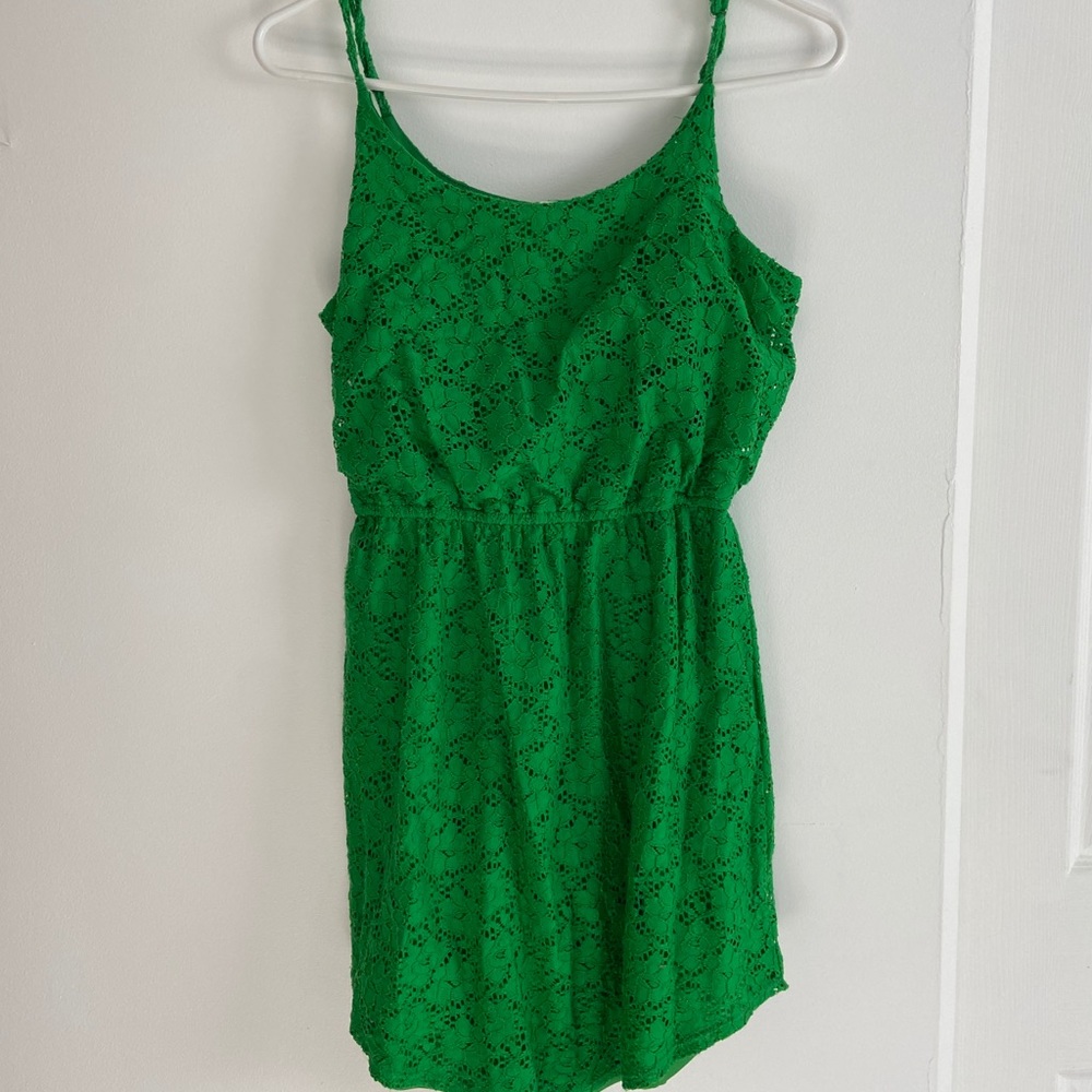 Bright green Lacey dress